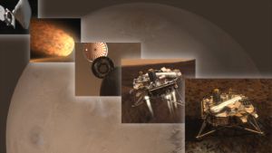 Коллаж фотографий и рисунков о пути Феникса на Марс. http://nasa.gov (кликните картинку для увеличения)