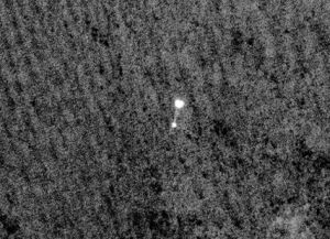 Посадка феникса запечатленная с орбиты Марса. (кликните картинку для увеличения)