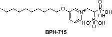 Структура бисфосфоната BPH-715.
