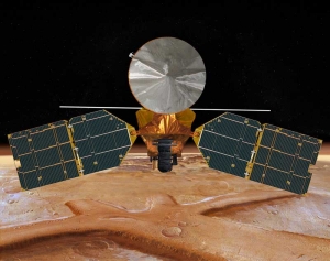 Марсианский Орбитальный Разведчик. (Рисунок НАСА) (кликните картинку для увеличения)