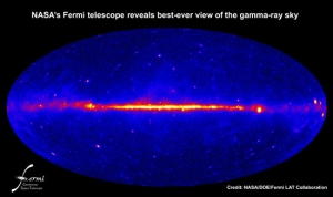 Галактика (Фотография гамма-телескопа НАСА Ферми) (кликните картинку для увеличения)
