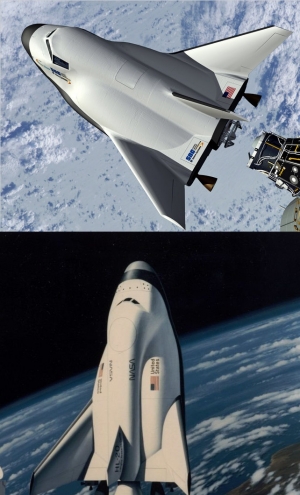 Верхний рисунок - КК Dream Chaser (Sierra Nevada), нижний – КК HL-20 (НАСА) (кликните картинку для увеличения)